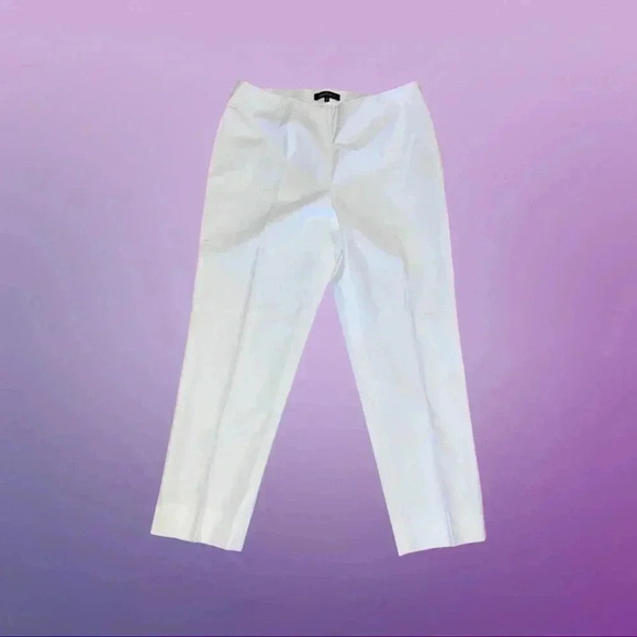 Lafayette 148 New York White Slacks - Picture 1 of 4